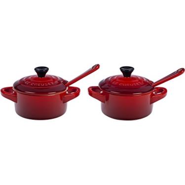 Imagem de Le Creuset Kit 2 Potes Para Molho/Condimento Vermelho