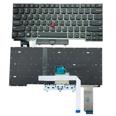 Imagem de BestParts Teclado de laptop layout dos EUA com substituição TrackPoint para Lenovo Thinkpad E14 Gen2 E14 Gen3 E14 Gen4 R14 Gen2 R14 Gen3 R14 Gen4 S3 Gen2 S3 Gen3 01XY010 SN20U63636