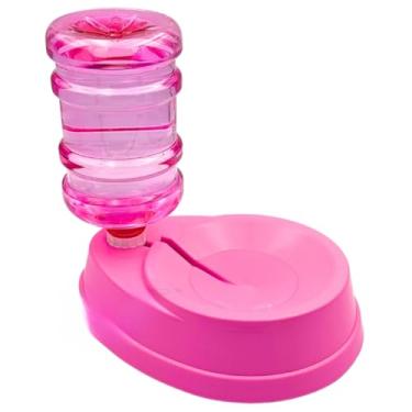 Imagem de Kit Comedouro e Bebedouro Automático para Cachorro Cães e Gatos Anti Formiga (SÓ BEBEDOURO FOUR - ROSA)