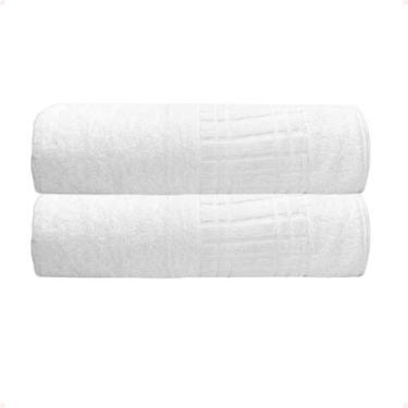 Imagem de Jogo de 2 Toalhas de Banho Loft 70 x 130 Camesa Para Hotel Pousada Hos