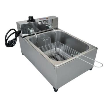 Imagem de Fritadeira Industrial Elétrica Cuba 7l Inox Profissional - Casinha Ind