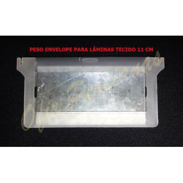 Imagem de Kit 10 Peças Peso Envelope Para Persiana Vertical 11x6cm - OFIR