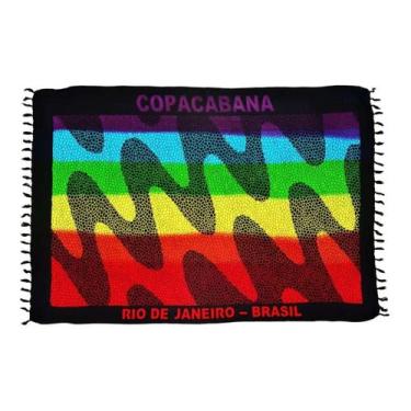 Imagem de Canga de Praia Calçadão de Copacabana - Amarelo - Besakih