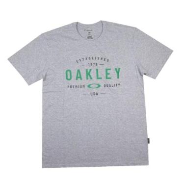 Imagem de Camiseta Oakley Heather Grey, M, Cinza