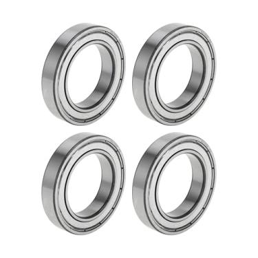 Imagem de ACROPIX 6012ZZ e rolamentos rígidos de esferas P5 60 x 95 x 18 mm rolamentos lubrificados vedação de metal duplo tom prata scooter skate roda 4 peças