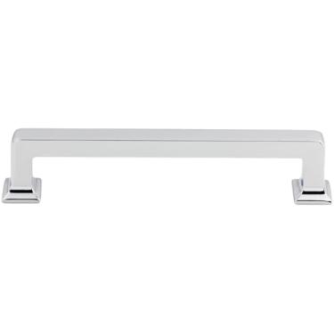 Imagem de Puxador de armário Ascendra TK704 da Top Knobs – 13,5 cm de centro a centro, aparelho, Polished Chrome