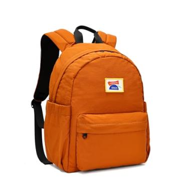 Imagem de willikiva Mochila infantil para escola meninos meninas adolescentes mochila impermeável jardim de infância pré-escola escola primária bolsa de viagem crianças (laranja, pequena)