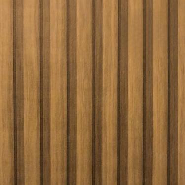 Imagem de Papel de Parede PREMIUM 10 metros = 2 Rolos de 5m X 45cm Madeira Ripado Autoadesivo Sala, Quarto, Escritório