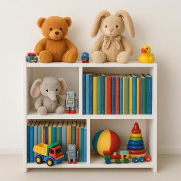 Imagem de Estante Infantil Nicho Organizador para Brinquedos Livros - Digo.Casa