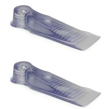 Imagem de Kit C/2 Aparador De Silicone Trava Portas Prendedor De Porta