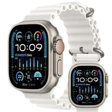 Imagem de Smartwatch Relogio U4 Plus Ultra 49mm Lançamento Microwear Chatgpt Kit C/ Pulseira Pelicula Case-Unissex