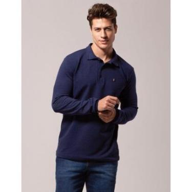 Imagem de Camisa Polo Manga Longa Trup Sea Malha Pique Masculina-Masculino