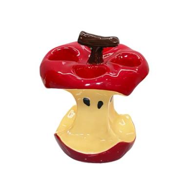 Imagem de WAIT FLY Suporte de escova de dentes de cerâmica Apple Core Porta-lápis