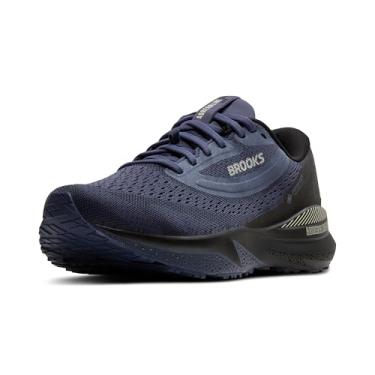 Imagem de Brooks Adrenaline GTS 24 GTX Tênis de corrida e caminhada masculino à prova d'água, Preto/Sombra noturna/coco, 41