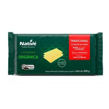 Imagem de Massa de Lasanha Orgânica Native 200g