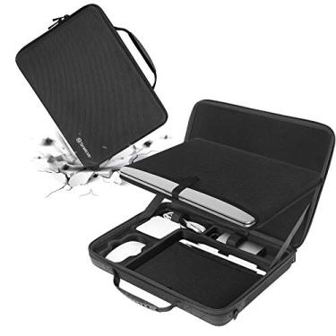 Imagem de Smatree Bolsa de ombro protetora para laptop de 15 a 16 polegadas apenas para MacBook Pro/Dell XPS 15 9520 de 16 polegadas, capa para MacBook Pro de 16 polegadas, iPad 2018/2017 de 9,7 polegadas (não