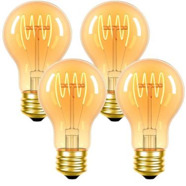 Imagem de Lâmpada LED Hykton A19 Vintage Edison 6W 2200K 550lm regulável