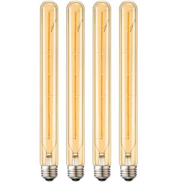 Imagem de Lâmpada de filamento LED Leools T300 regulável de 6 W (equivalente a 6