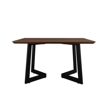 Imagem de Mesa De Jantar Com Tampo Toronto 160 Cm Nogueira