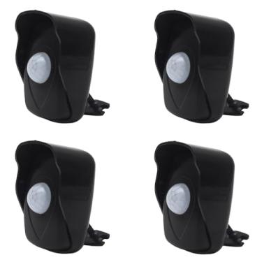 Imagem de Kit 4x Sensor De Presença Microcontrolado 180º Com Fotocélula E 6 Funções Externo QA26M