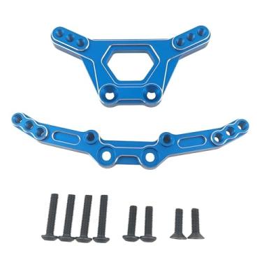 Imagem de Aluminum Alloy Front & Rear Shock Towers 10538 for 1/10 4-Tec Drift RC Car Upgrade Parts (Blue)