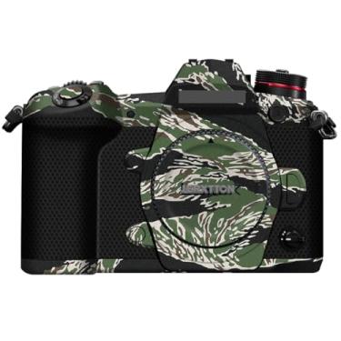 Imagem de G 9 Película protetora de vinil para câmera antirarranhões Película protetora para o corpo da Panasonic Lumix G9 (Tiger Stripe Camo)