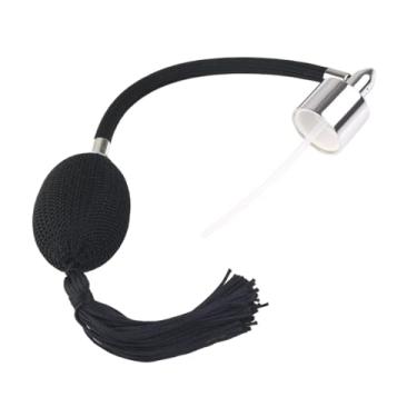 Imagem de MotiveTech Bico de reposição para tubo de spray de perfume, bico de spray criativo e estiloso com borla longa para viagens e escritório, Preto