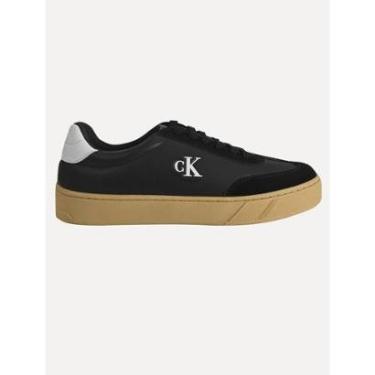 Imagem de Tênis Calvin Klein Jeans Masculino Palito Embossed CK Preto-Masculino
