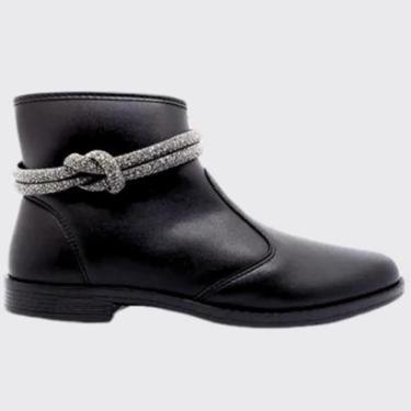 Imagem de Bota Feminino Cano Curto Moleca Salto Baixo 5333.104.27063 Preto N° 37-Feminino