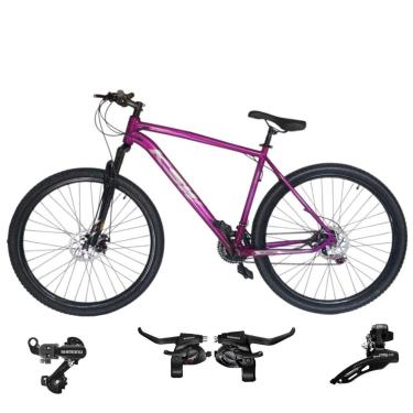Imagem de Bicicleta Ksw Xlt 29 21v Mtb Quadro Aluminio Shimano trocador indexado-Unissex