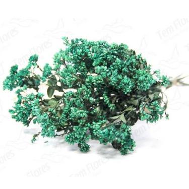 Imagem de Chuvisco Flor Desidratada Buque Flores Secas - Pense Flores, Verde