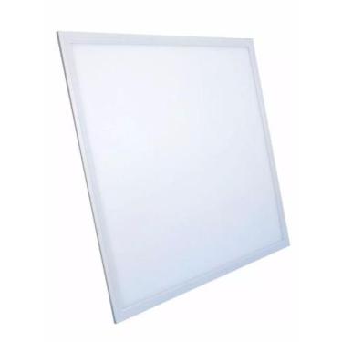 Imagem de Painel Plafon Luminaria Led Embutir Quadrado 40x40 36w 6000k Branco Fr