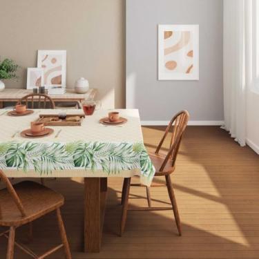 Imagem de Toalha De Mesa Quadrada 4 Lugares Div Estampas Limpa Fácil (Palmas)