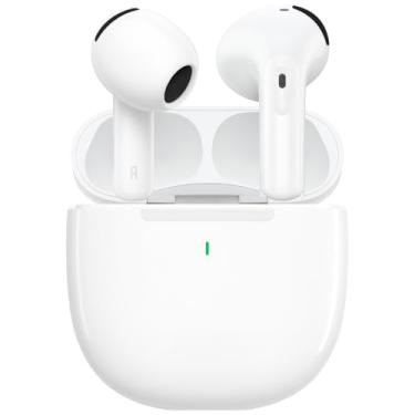 Imagem de Fone De Ouvido Sem Fio Bluetooth 5.4 Compatível Com Todo Celular Cancelamento Ruído Bateria 16 Horas de Uso Microfone Controle Touch - Linha A'Gold Pro