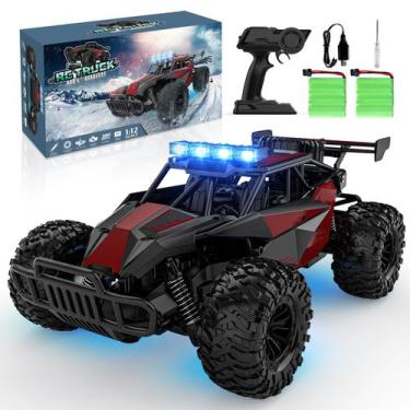 Imagem de Carro de controle remoto BLUEJAY escala 1:12 33KM/H com farol de LED