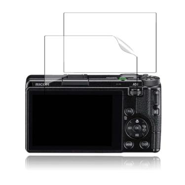 Imagem de NOUKAJU [Pacote com 2] Protetor de tela para Ricoh GR IV, película protetora HD, dureza 6h, arranhões, anti-impressão digital, película protetora para câmera Ricoh GR IV (não vidro temperado)