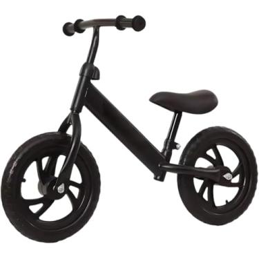 Imagem de Bicicleta de Equilíbrio Infantil Petbuco Sem Pedal, Balance Bike Estável e Segura +24 Meses – Desenvolve Coordenação Motora e Equilíbrio para Crianças (Preta)