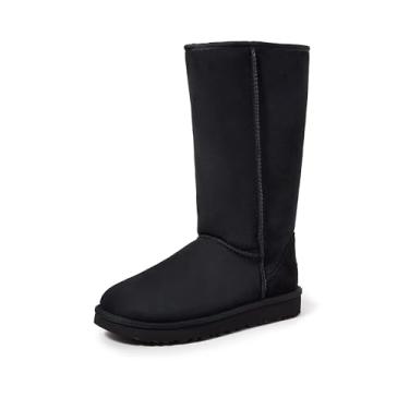 Imagem de UGG Bota feminina clássica de cano alto, Preto, 37