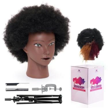 Imagem de Mannequin Head Neverland 100% cabelo humano africano 10 - Neverland Be
