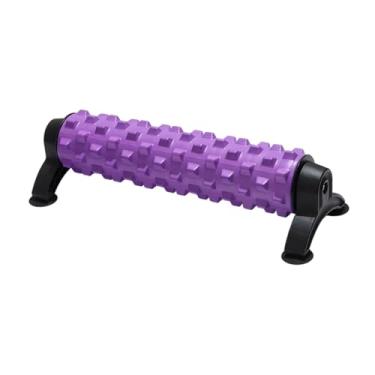 Imagem de harayaa Rolo de espuma para massagem muscular profunda, rolo de fitness para academia em casa, coluna de ioga, ferramenta de massagem corporal completa para, Roxo