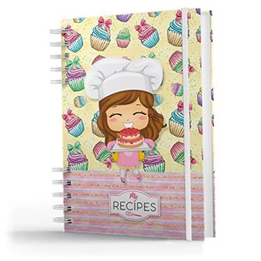 Imagem de Caderno de Receitas Com Capa Dura - Coleção - Menininha