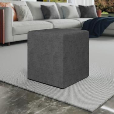 Imagem de Puff Banquinho Decorativo Quadrado Sala Reforçado - SKYBOX BOX E BAÚS,