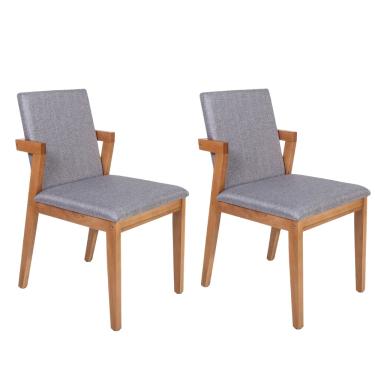 Imagem de Conjunto 2 Cadeiras Estofadas Luna