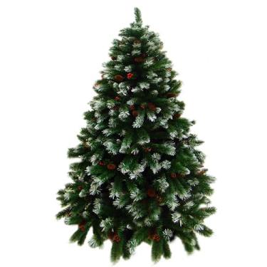 Imagem de Árvore de Natal Nevada c/Cerejas e Pinhas c/1.156 Galhos