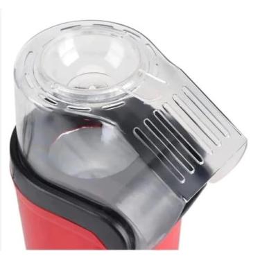 Imagem de Pipoqueira Elétrica Sem Óleo, Ar Quente, 1200W, 110V, Vermelha