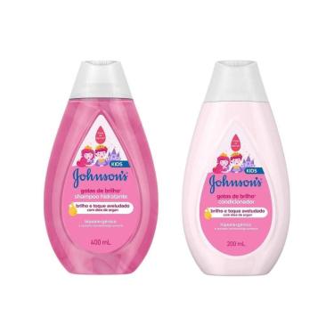 Imagem de Kit Johnson 1 Shampoo 400Ml + 1 Cond 200Ml Gotas De Brilho