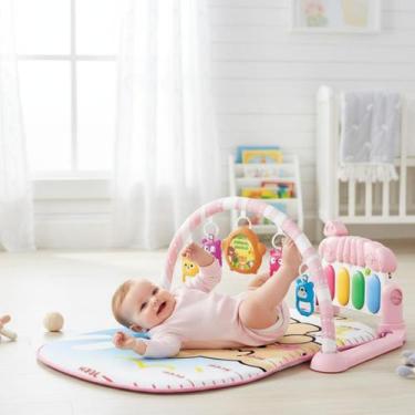 Imagem de Tapete Bebê Atividades Musical Piano Interativo Centro Estímulo Brinqu