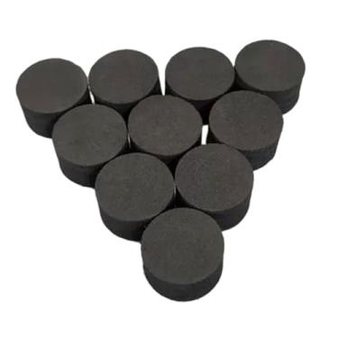 Imagem de KiBcsLic 10 peças de gatilho de bateria eletrônica com esponjas elásticas e silenciosas de fácil instalação, pretas e pegajosas, 20 mm de altura, 28x20 Mm