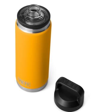 Imagem de Garrafa YETI Rambler de 740 ml, à prova de vazamento, isolamento a vácuo, aço inoxidável com Chug Cap, Beekeeper