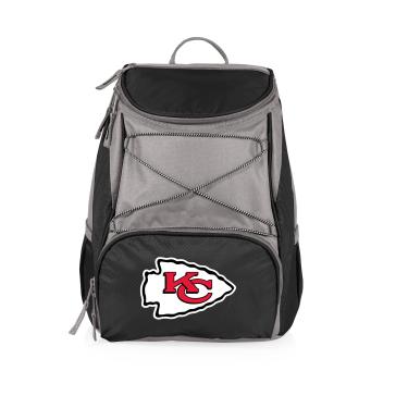 Imagem de Mochila térmica NFL Kansas City Chiefs PTX isolada, preta